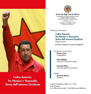 Presentazione a Salerno del libro "L'altra America tra Messico e&nbsp;Venezuela"